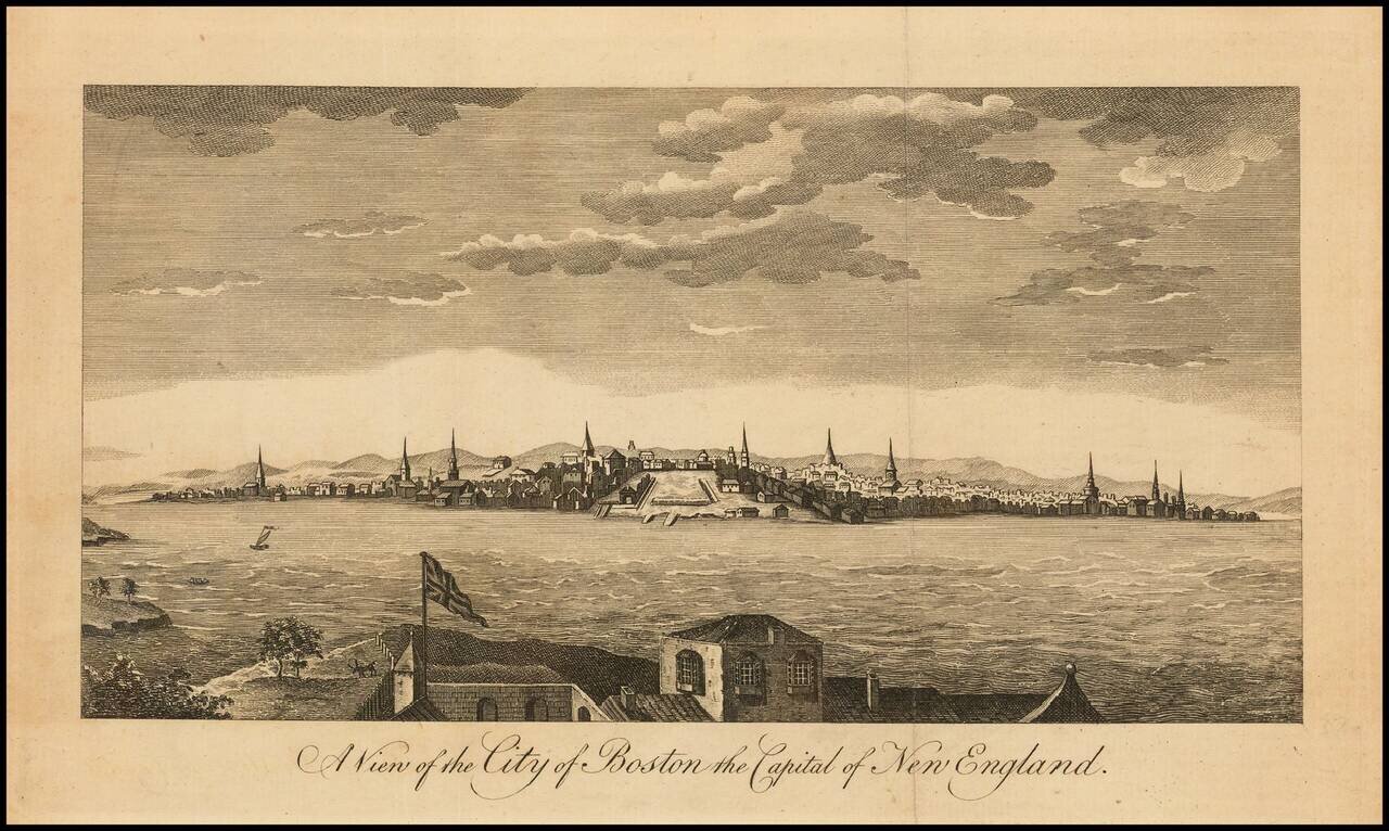 A View of the City of Boston the Capital of New England