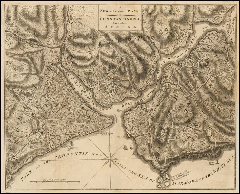 A New and accurate Plan of Constantinople from a late Survey