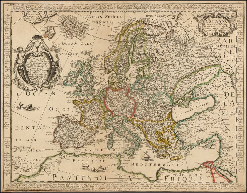L'Europe Corigee et augmentee dessus toutes les aultres cy devant faicte A Paris Chez H. Ialliot