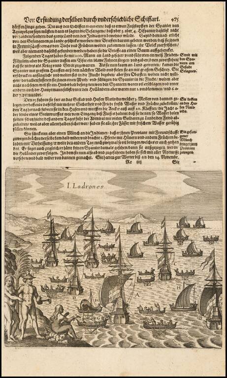 [The Spanish fleet in the Ladrone Islands]