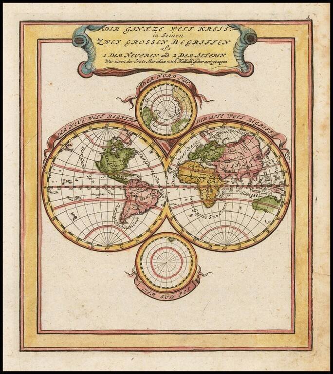 Der Gantze Welt Kreis in Seinen Zwey Grossen Begriffen . . .