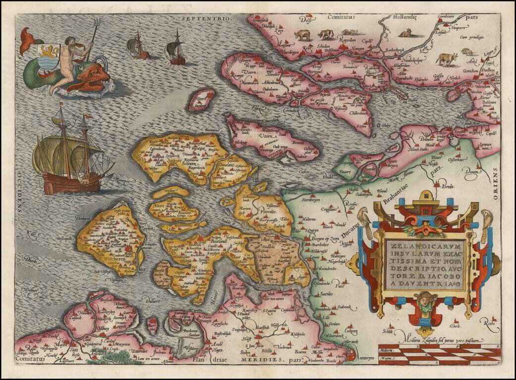 Zelandicarum Insularum Exactissima Et Nova Descriptio, Auctore D. Iacobbo a Deventria