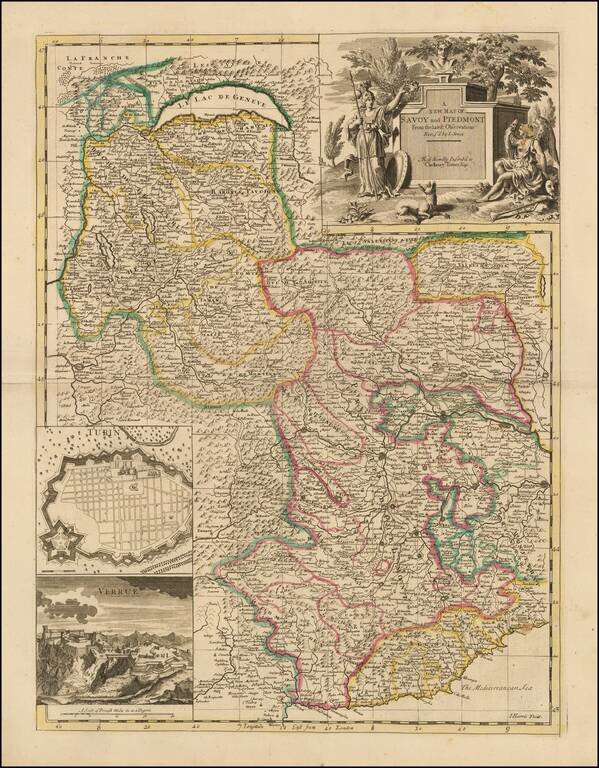 A New Map of Savoy and Piedmont From the latest Observations . . .
