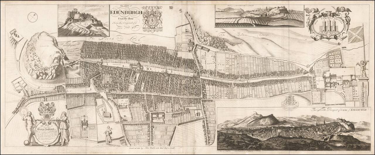 The Plan of Edenburgh Exactly done From the Original of ye famous D: Wit