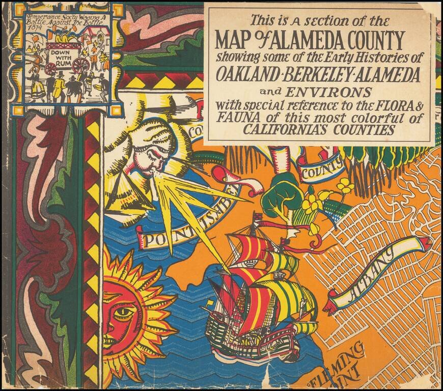 A Map of Berkeley, Oakland & Alameda