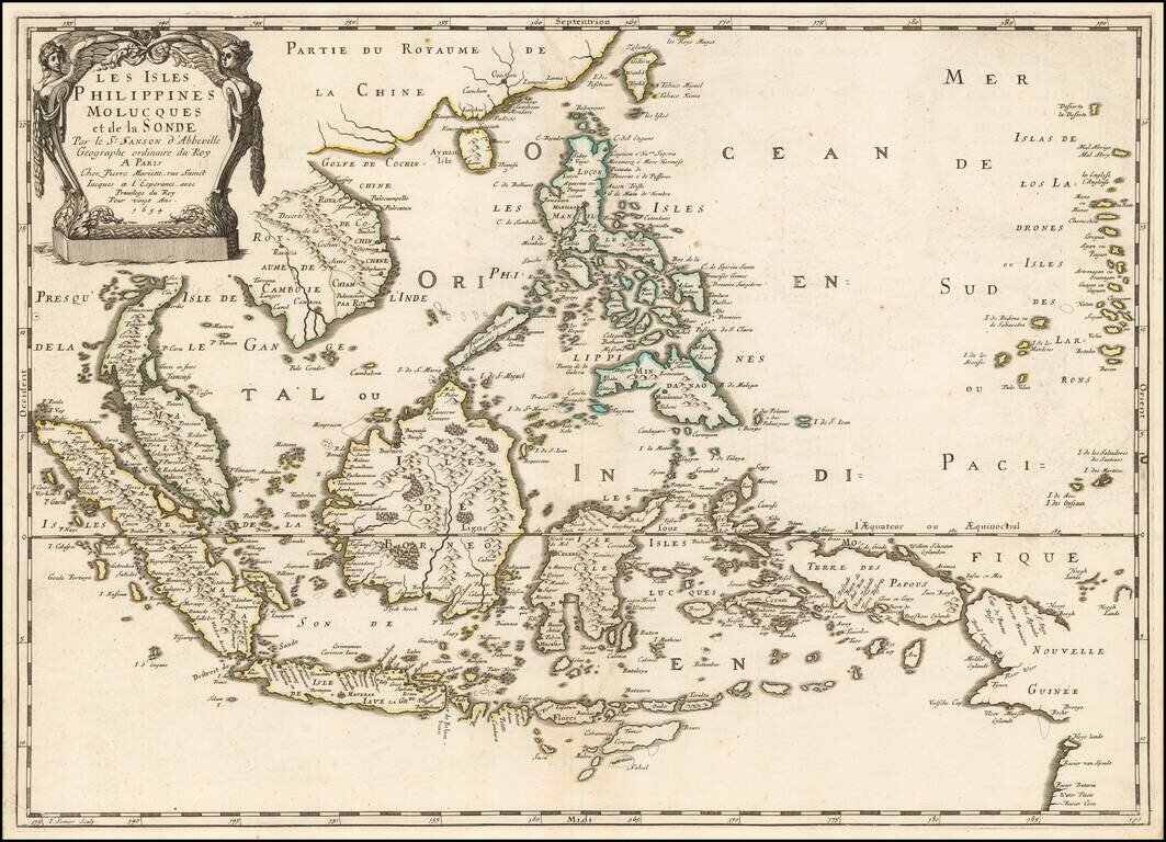 Les Isles Philippines Molucques et de la Sonde . . . 1654 [Includes Taiwan & Singpore]