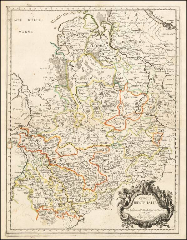Cercle de Westphalie... 1659