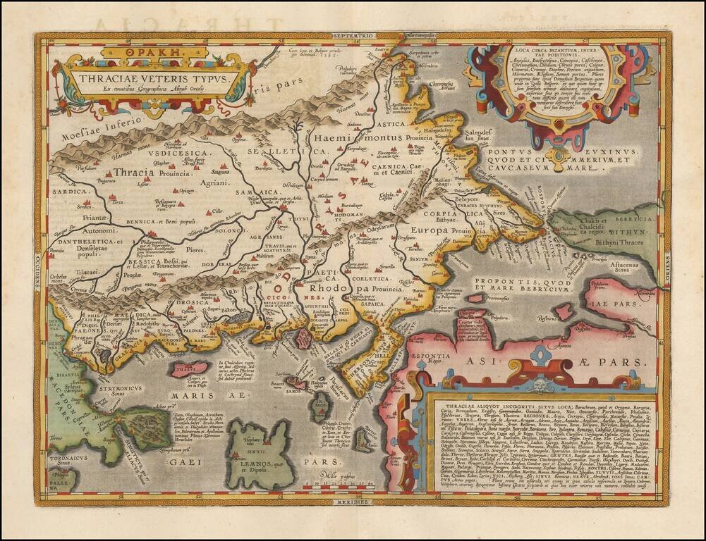 OPAKH.  Thraciae Veteris Typus . . .