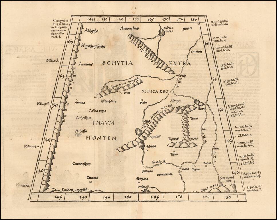 Tabula VIII Asiae [Central Asia] (Title on Verso)