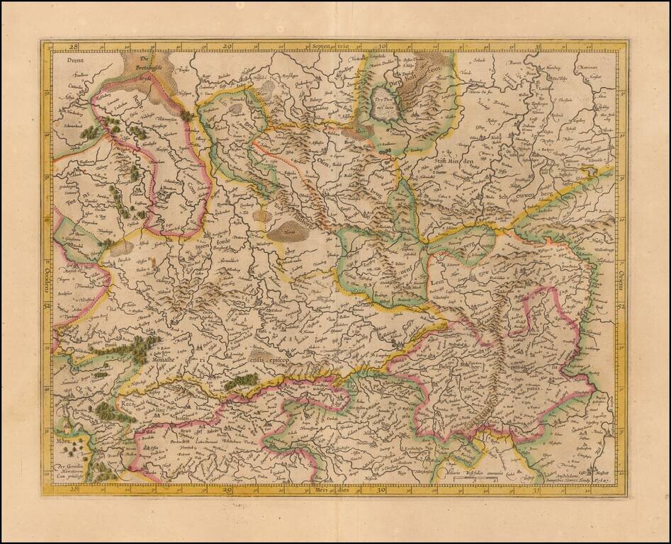 [Untitled Map of Central Westphalia]