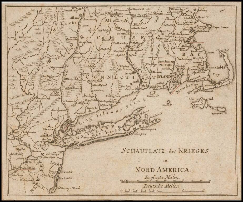 (Theater of War in North America)  Schauplatz des Krieges in Nord America