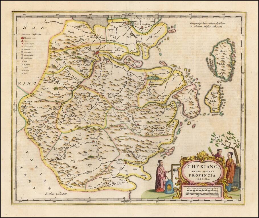 Chekiang Imperii Sinarum Provincia Decima (Shanghai and Hangzhou)
