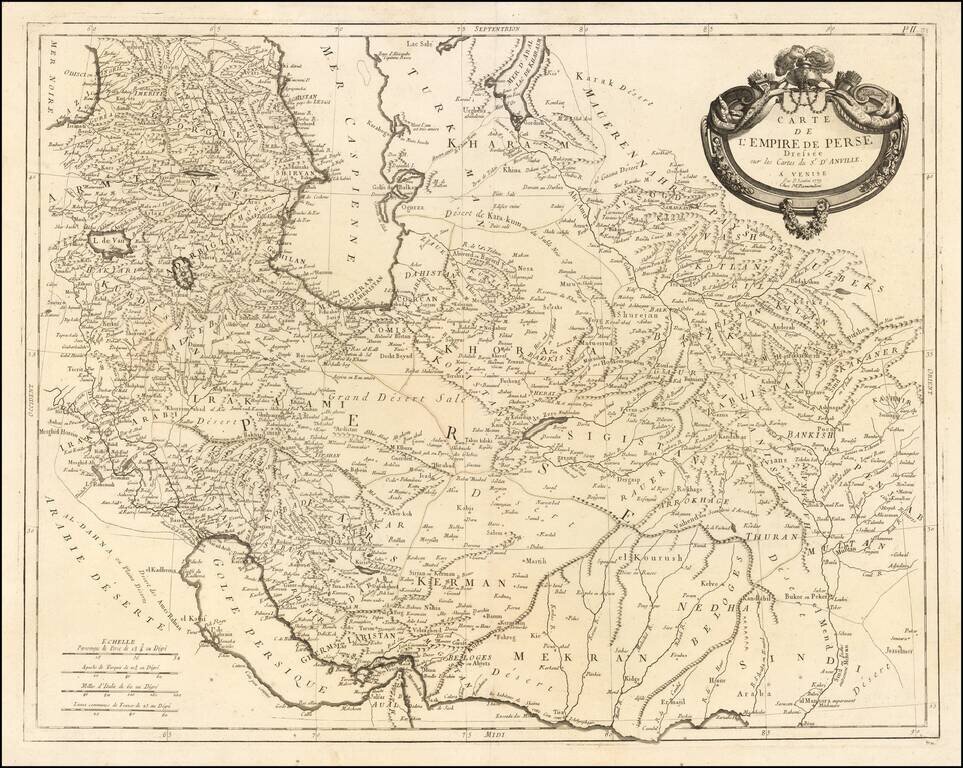 Carte de L'Empire De Perse . . . 1779