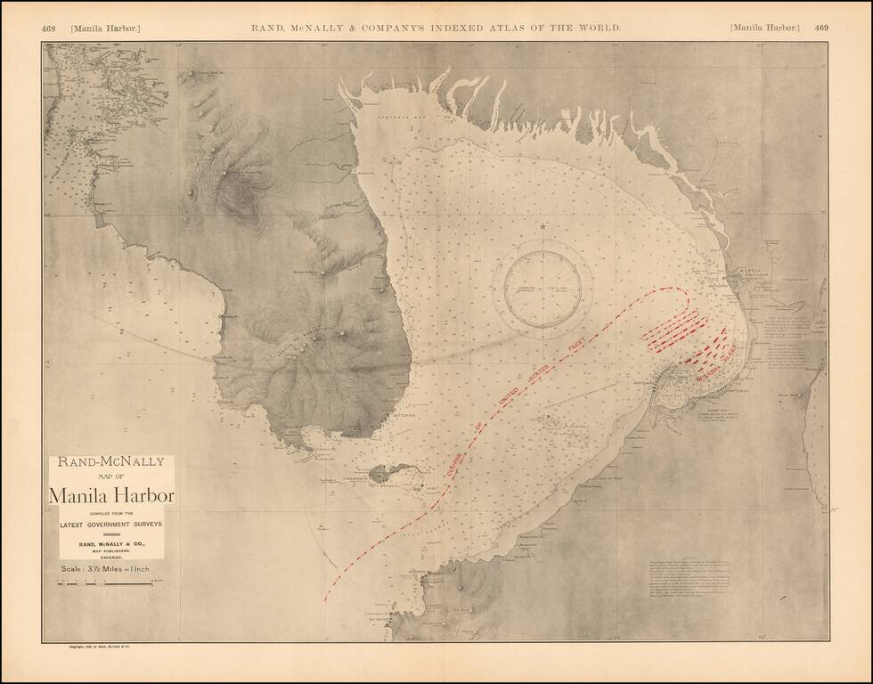 Map of Manila Harbor Compiled From the Latest Government Surveys