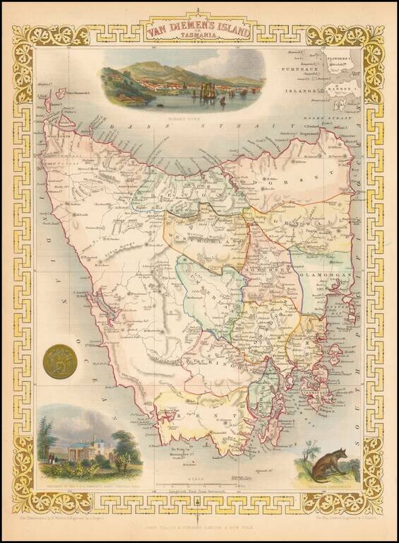 Van Diemen's Island or Tasmania