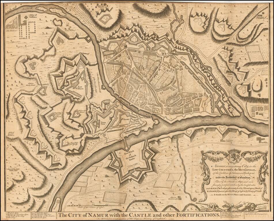 The City of Namur with the Castle and other Fortifications