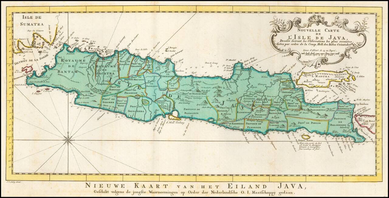 Nouvelle Carte De L'Isle De Java . . . .