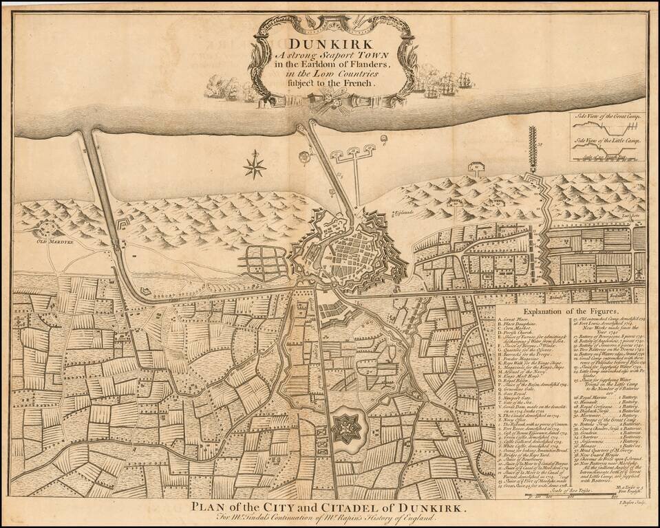 Dunkirk A strong Seaport Town in the Earldom of Flanders in the Low Countries subject to the French