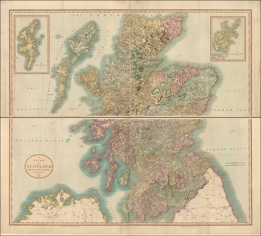 A New Map of Scotland From The Latest Authorities . . . 1801