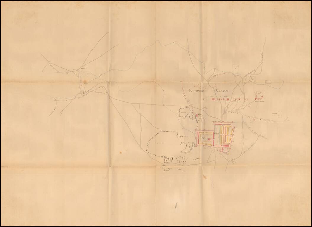(Military Manuscript Map  - Algeria) Plan of the city of Guelma