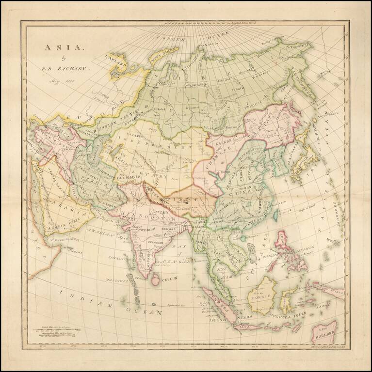 Asia by F. D. Zachary.  May 1828
