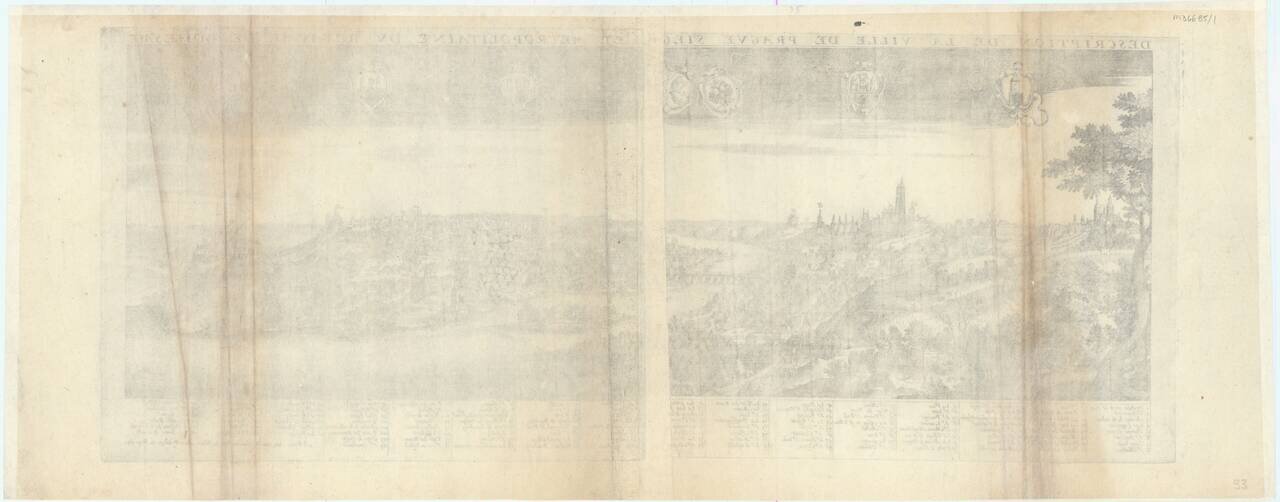 Description De La Ville De Prague Siege et Metropolitaine Du Royaume De Bohesme . . . 1642