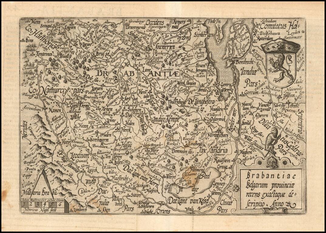 Brabantiae Belgarum provinciae recens exactque descriptio . . .