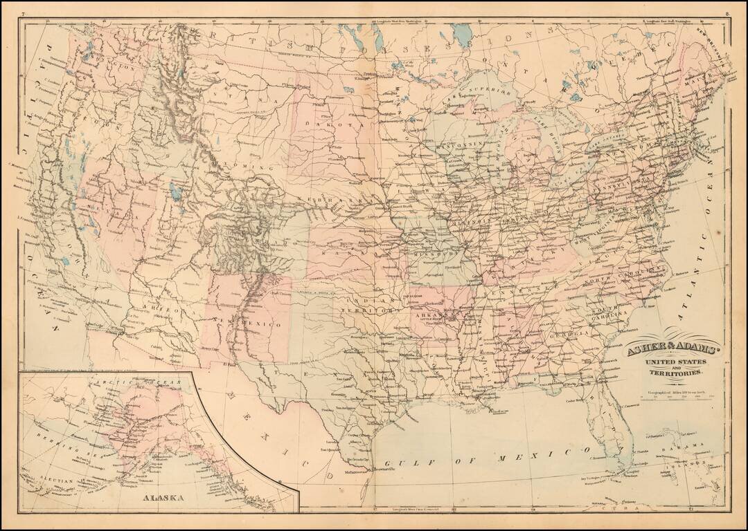 Asher & Adams' United States and its Territories