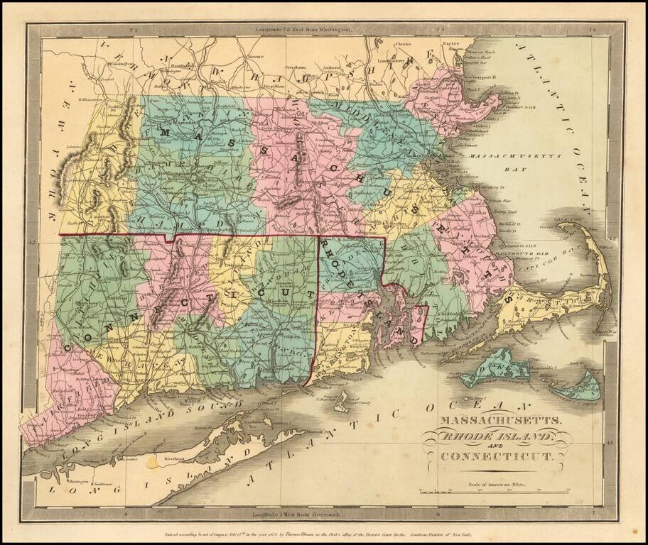 Massachusetts, Rhode Island and Connecticut