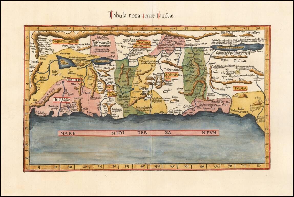 Tabula nova terre sanctae