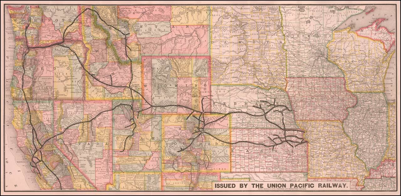 [Union Pacific Railway Map]