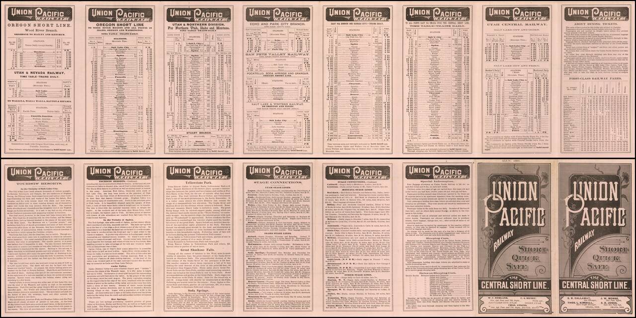 [Union Pacific Railway Map]