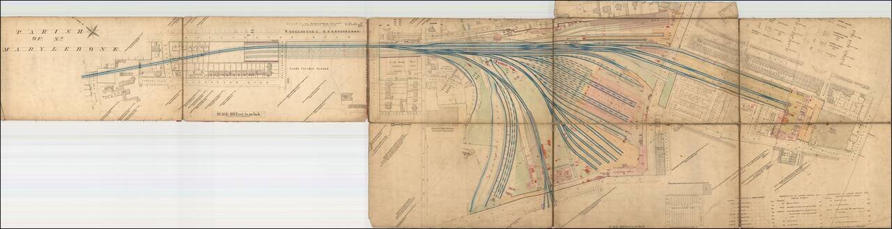 Marleybone Station -- Parish of St. Marleybone (with Lord's Crickett Grounds)