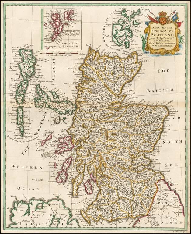 A Map of the Kingdom of Scotland from the latest and best Observations . . .