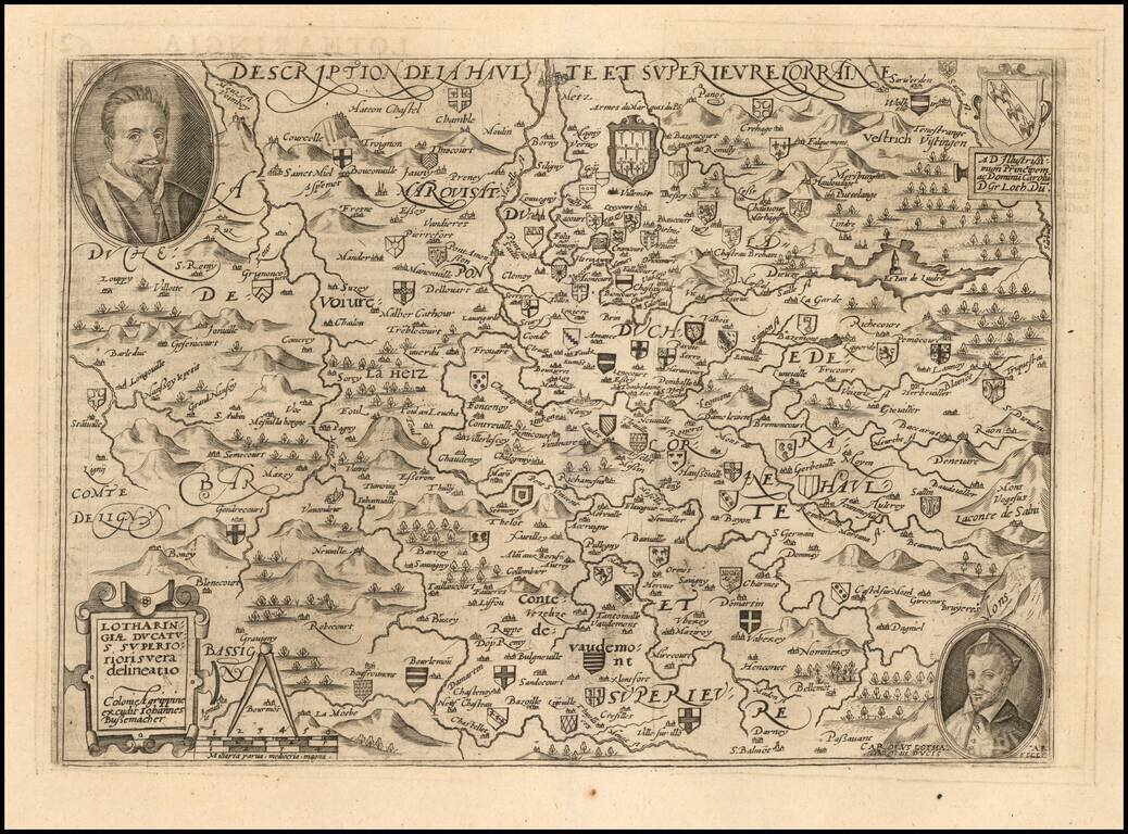Lotharingiae Ducatus Superioris vera delineatio