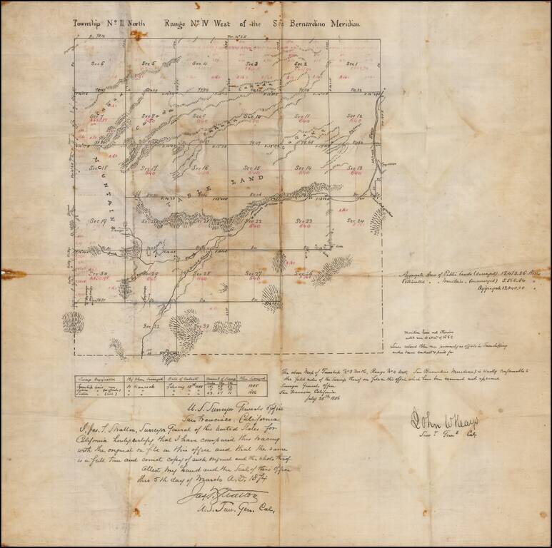 Hesperia / [Mohave River / High Desert / San Bernardino Count)  . . . Map of Township NO. 3 North, Range No. 4 West, San Bernardino Meridian
