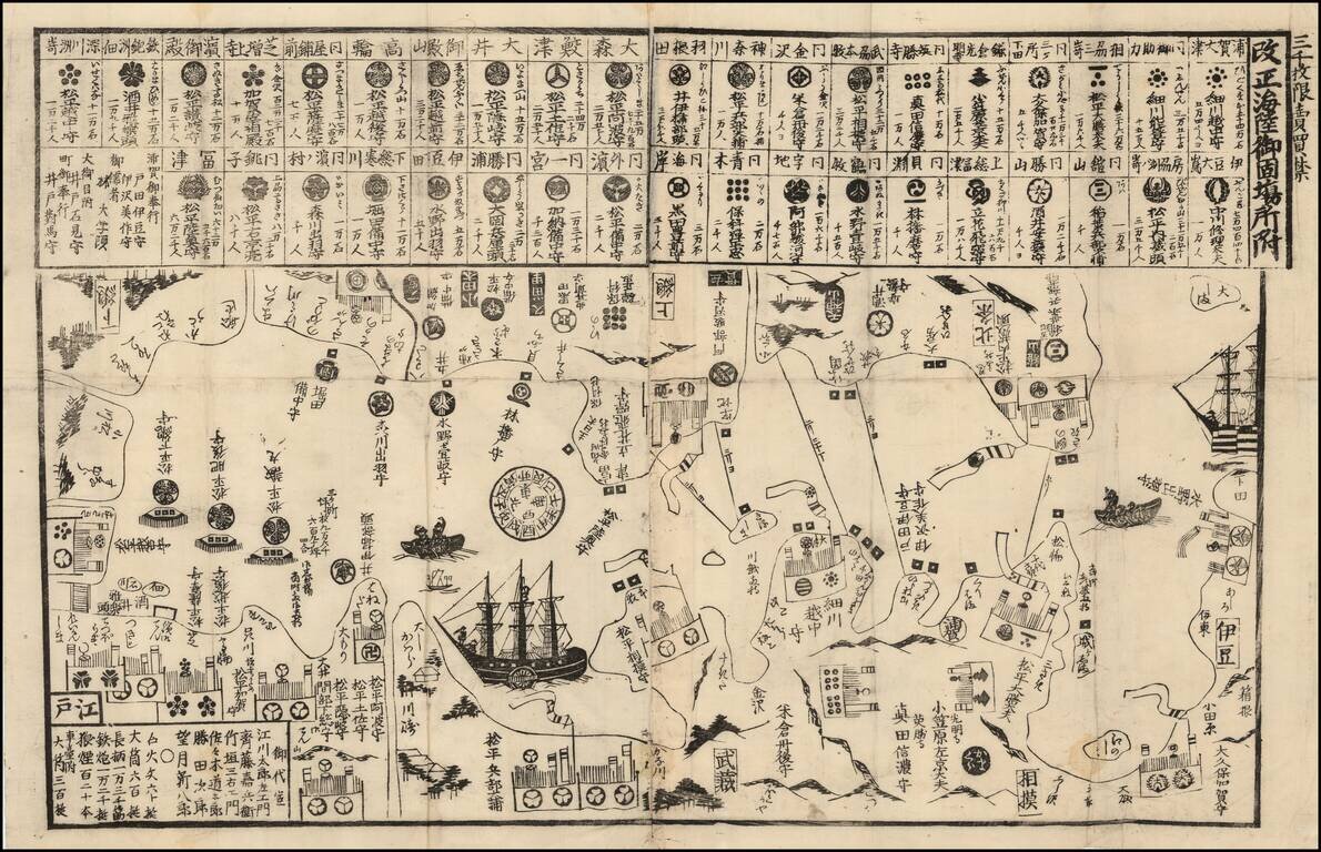 [Concerning the Revised Locations of the Officials Assigned to Coastal Defence] [Kaisei kairiku okatame basho ni tsuki]