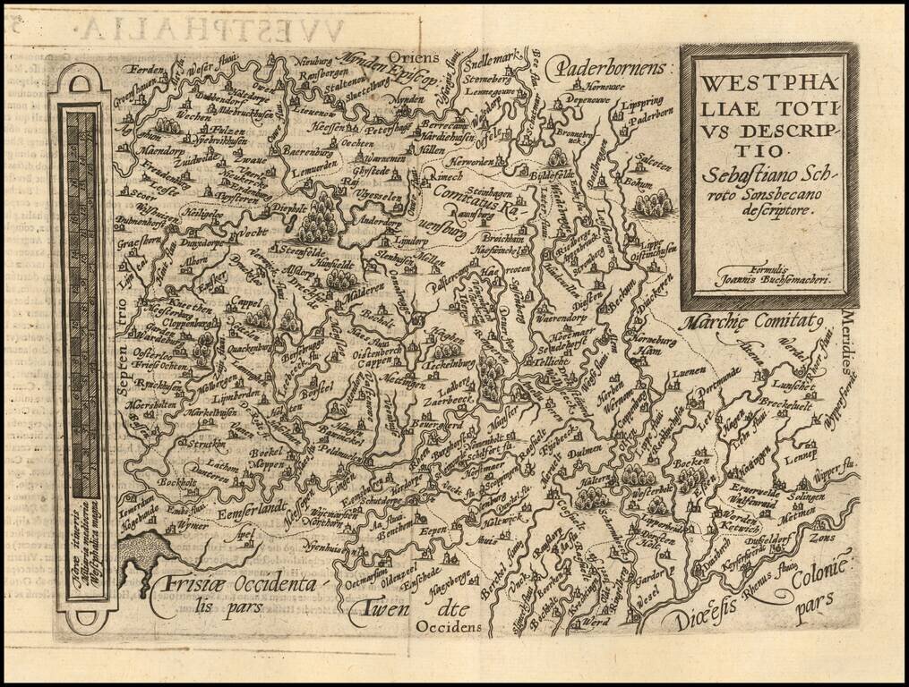 Westphaliae Totius Decriptio