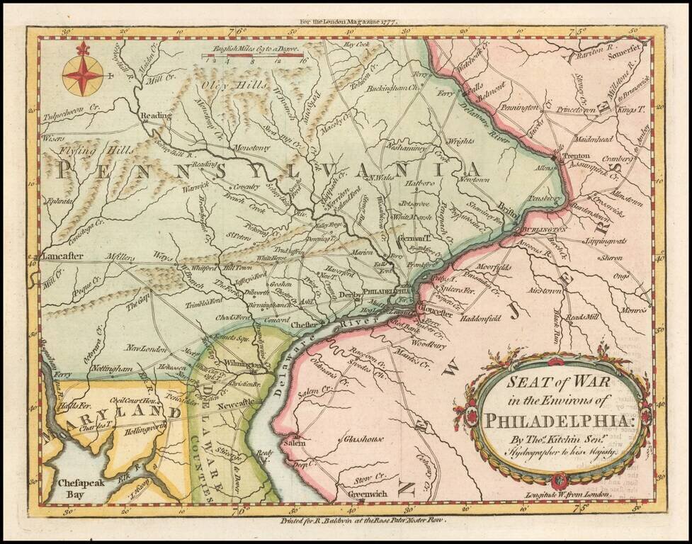 Seat of War in the Environs of Philadelphia . . .