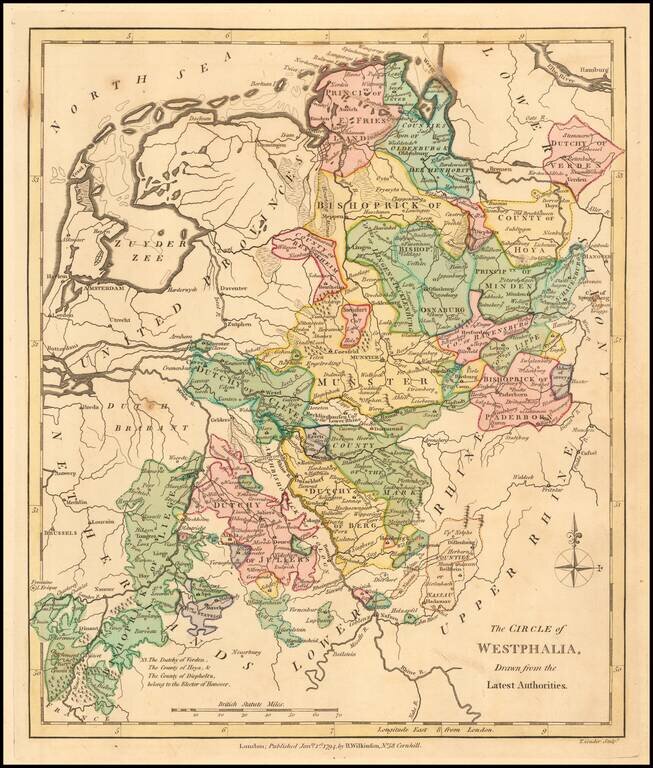The Circle of Westphalia, Drawn from the Latest Authorities