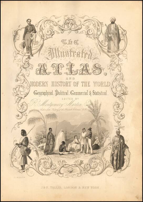 [Title Page] The Illustrated Atlas and Modern History of the World