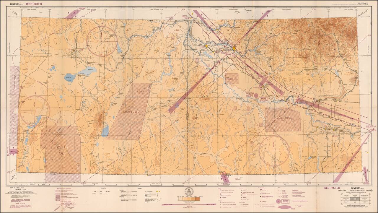 (Restricted) Boise . . . Sectional Aeronautical Chart