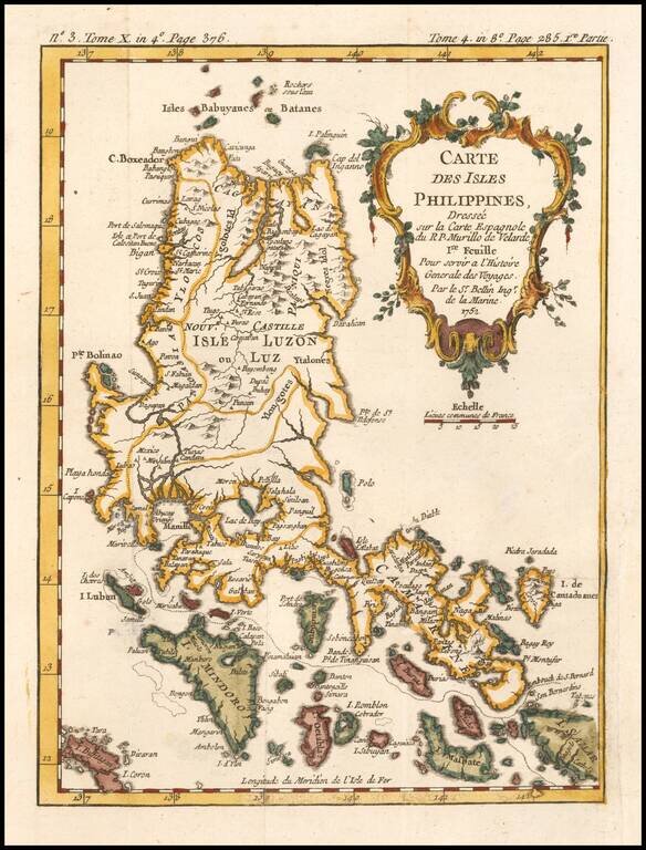 Carte Des Isles Philippines, Dressee sur la Carte Espagnole du R.P. Murillo de Velarde.  1re. Feuille . . . 1752
