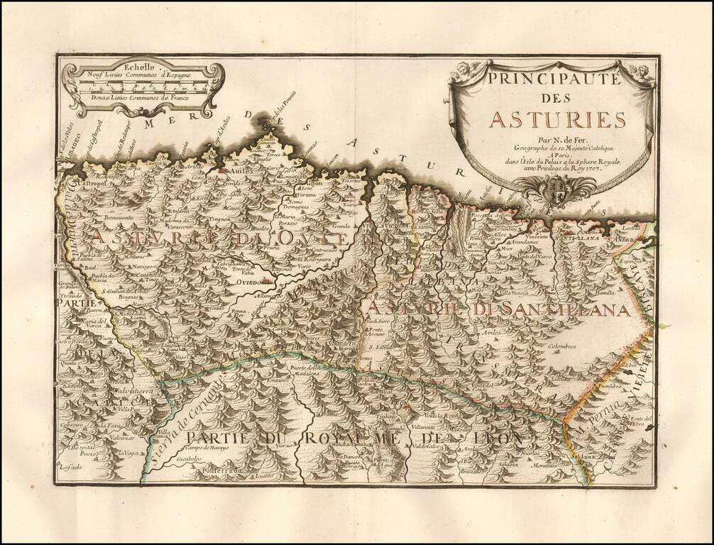 Principaute Des Asturies . . . 1707