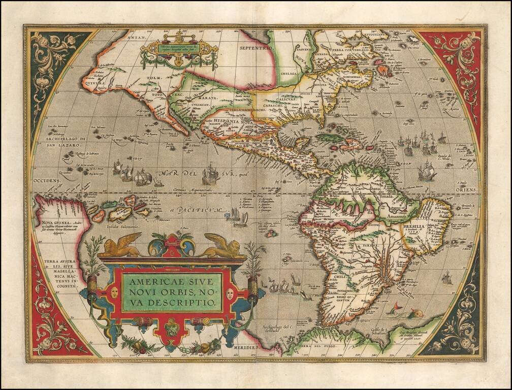 Americae Sive Novi Orbis Nova Descriptio  [English Edition!]