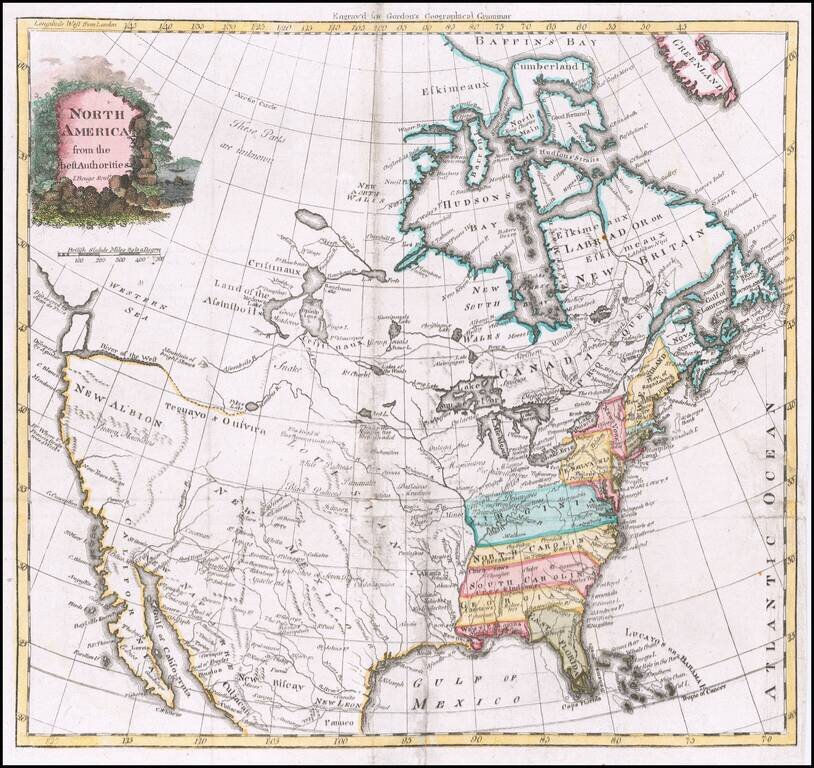 North America from the best Authorities   I. Beugo Scult.