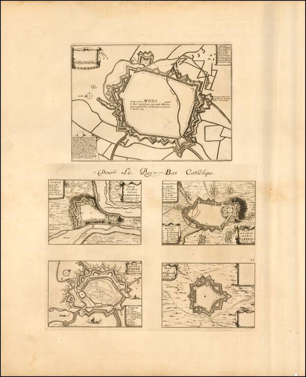 Les Provinces Des Pays-Bas Catholiques distinguees suiuant qu'elles sont presentement partagees entre Le Roy De France, Le Roy D'Espagne, et les Estats Generaux des Provinces-Vnies.