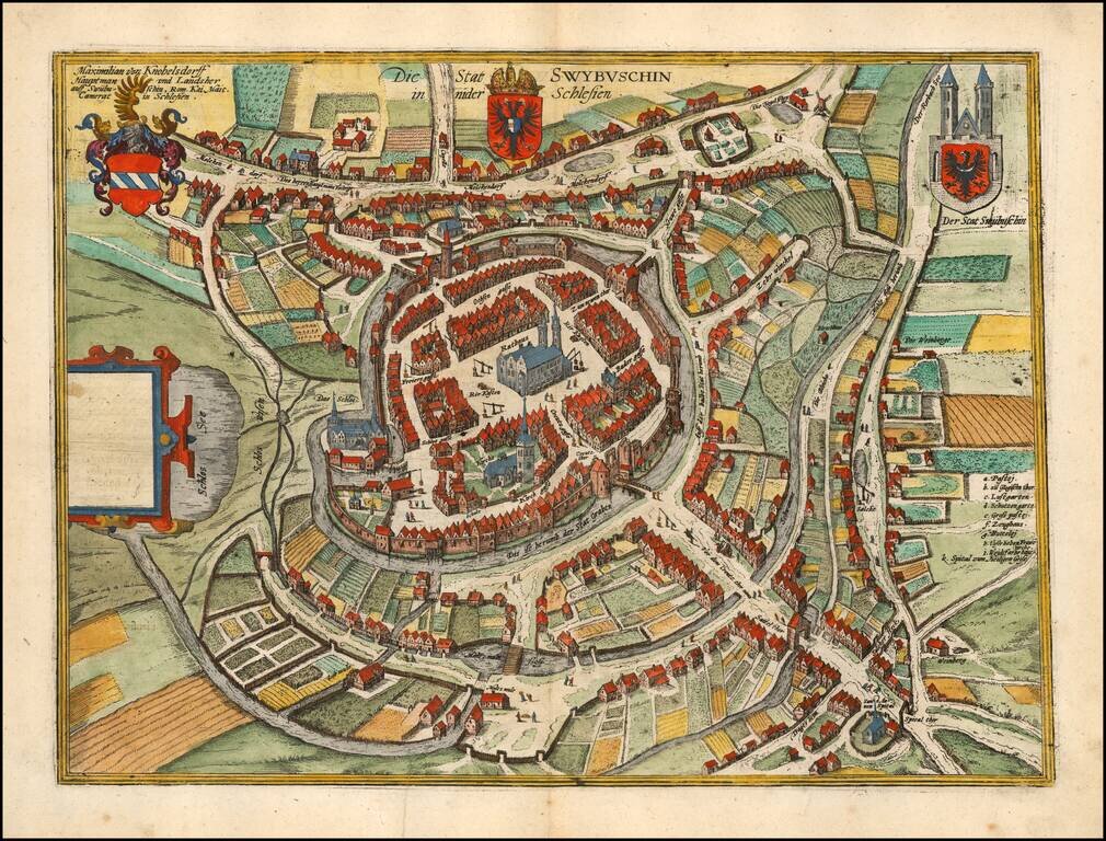 (Swiebodzin) Die Stat Swybuschin in Nider Schlesien