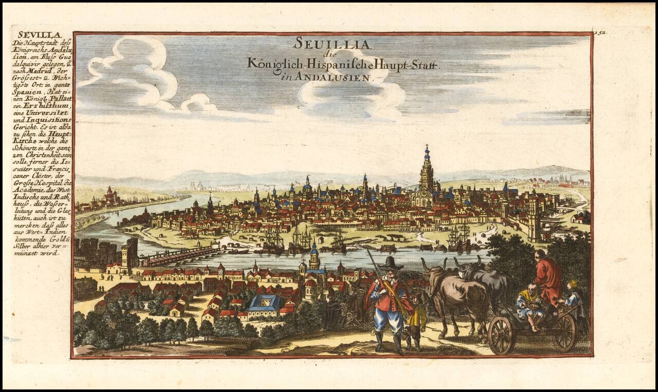 (Sevilla)  Sevillia die Koniglich-Hispanishce Haput-Statt in Andalusien