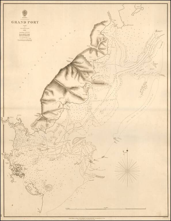 Mauritius -- Grand  Port   Surveyed By Lieut Colonel I. A. Lloyd 1836